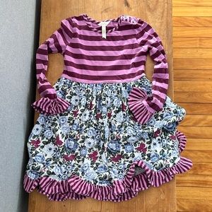 Girls Matilda Jane dress - size 8. Cotton. Good condition.